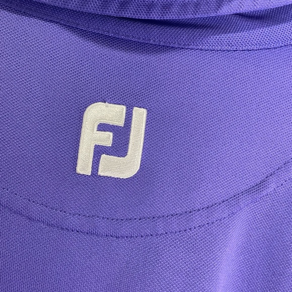 FOOTJOY Heather purple Golf Polo Shirt Size large - Picture 7 of 7